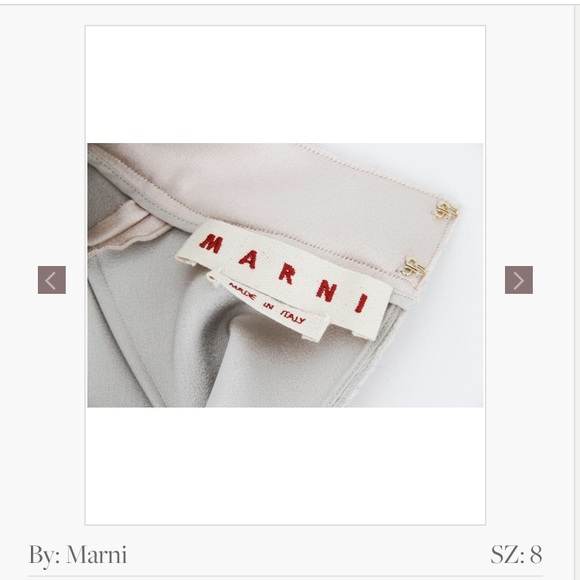 Marni duchess satin crop top - Picture 4 of 5